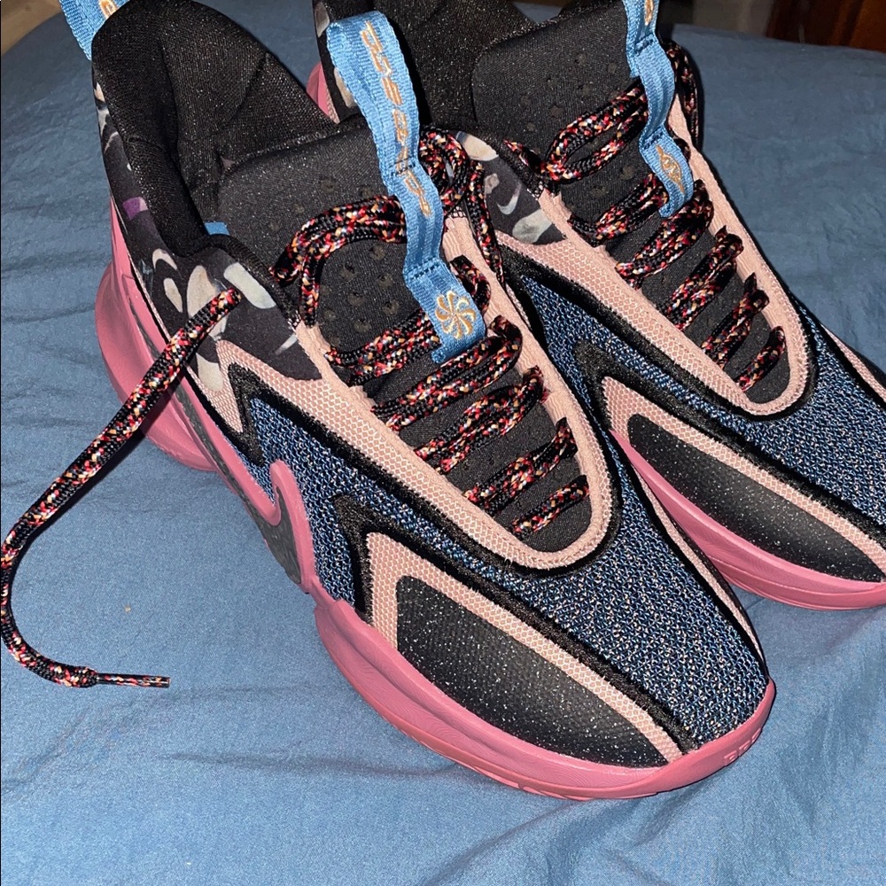 Nike Women’s Pink, Navy & Black Nike Cosmic Unity 2 basketball sneakers